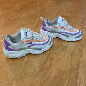 6.5 FILA RAY chunky pink & purple